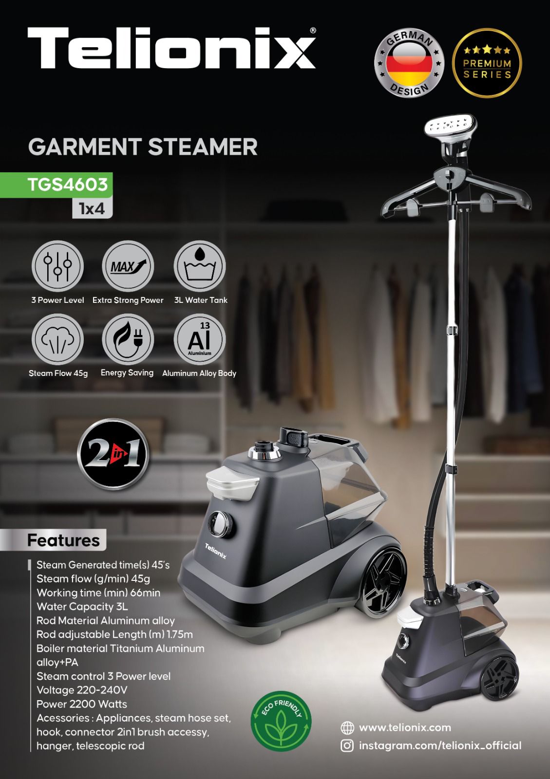 IMG-20250616-WA0013 اتو بخارگر ایستاده تلیونیکس TGS4603 - تصویر 1